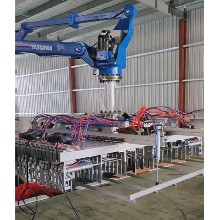 Fully Automatic Brick Making Machine 30000 Bricks/hr Automatic Robot Stacking Machine