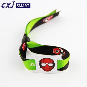 Wholesale Music Festival Fabric Woven NFC Tag Nfc Bracelet from china suppliers