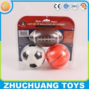 Wholesale 3 pk grippy football basketball soccer ball sport ball set from china suppliers