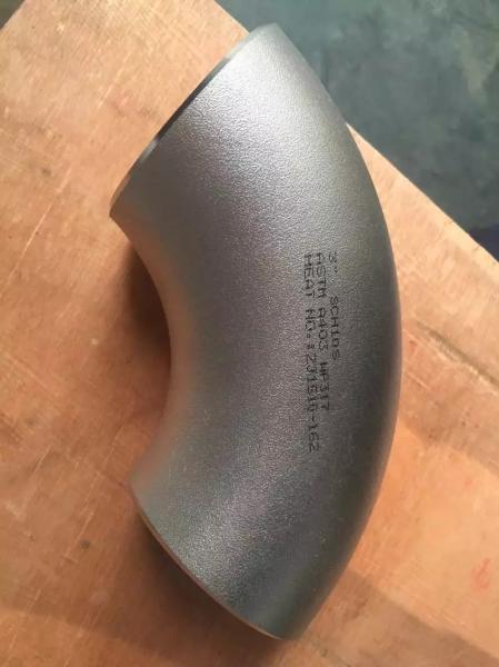 Hastelloy B2 N10665 Carbon Steel Butt Weld Pipe Fittings Stainless Steel 90
