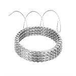 Silver BTO 22 Hot Dipped Galvanized Concertina Barbed Wire Rolls for Sea