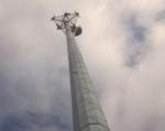 High Strength Corrosion Resistant Single Tube Tower Supports 4G 5G Equipment
