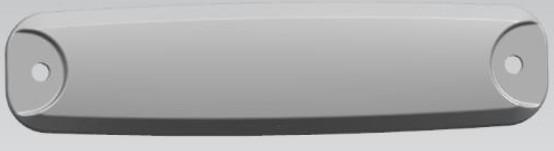 Industrial Outdoor RFID On Metal Tag Grey Color ABS Material , RFID long read