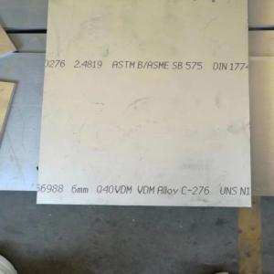 Wholesale Hastelloy C276 Nickel Alloy Steel Plate Bright UNS 10276 Sheet 8.9g/Cm3 from china suppliers