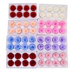 Decorative Preserved Flower Heads , Beautiful Rose Flower Heads Multiple Color