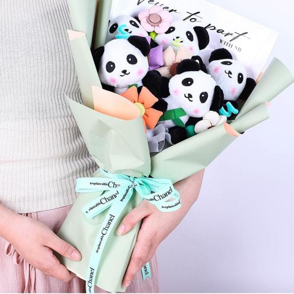 Panda Plush Doll Graduation Bouquet Graduation Season Bouquet Gift for