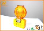 Yellow / Red Rechargeable Traffic Warning Lights 0.3W Blinking Light 185*95