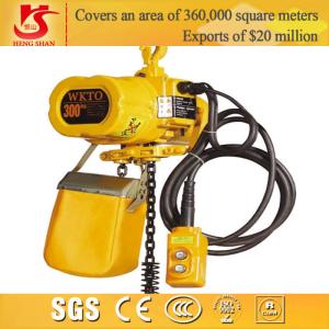 Wholesale Electric chain hoist/small electric pulley hoist/electric 300kg chain hoist from china suppliers
