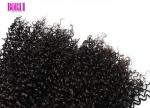 Unprocessed Malaysian Human Hair Kinky Curly 3/4 Bundles With Lace Closure