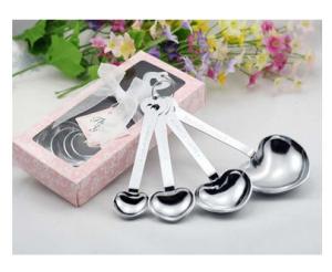 Wholesale New creative promotion gift product wedding gift stainless steel measure spoons set from china suppliers