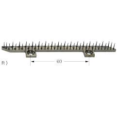 Wholesale Artos Stenter Machine Pin Bar Bruckner Copper Stenter Parts Pin Plate from china suppliers
