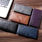Business Style Pu Leather Phone Case Flip Cover Wallet Stand For Samsung S25
