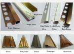 Stainless steel edge profile for doors with rose gold color