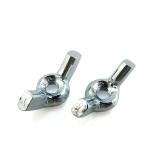 M4 Carbon Steel Zinc Plated Butterfly Wing Nut for Heavy Industry at M1-M16 Size