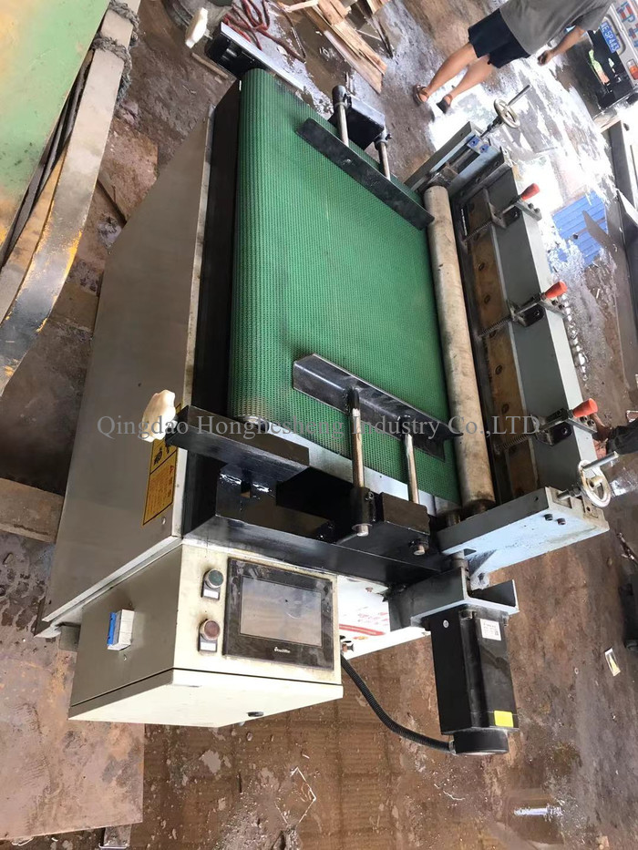 12T 7.5kw Rubber Bale Cutter Non Metal Plastic Rubber Cutting Machinery