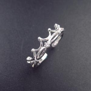 Wholesale Crown 925 Silver Cubic Zirconia Engagement Rings For Girls Princess Very Cute Castle from china suppliers