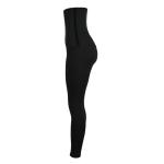 Customized Ladies Black Shaping Yoga Leggings Without Waist Belts