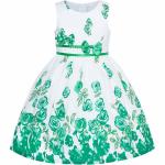 Kid Girls Dress Rose Flower Double Bow Tie Party Sundress Summer Children'S