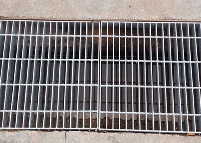 Storm Road Drainage Grating Trench Cover Hot Dip Galvanized Drain Steel