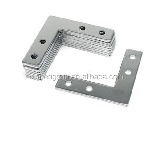 Standard 45 Degree Shelf Bracket Silvery Customized for Metal Aluminum Transom Bed