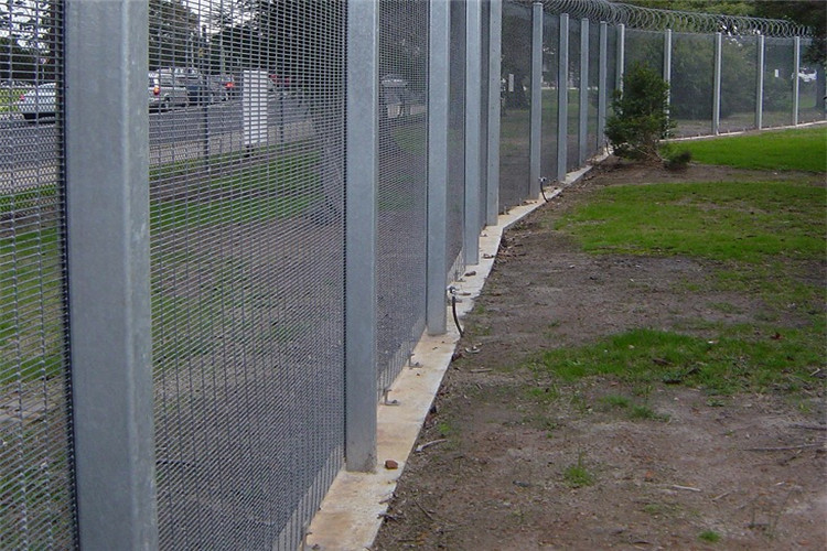 Climb Resistant Mesh 358 Security Mesh Welded Wire Mesh Fence Panel For Prison