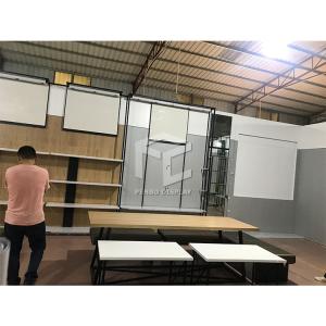 Wholesale Gold Color Clothes Display Store Furniture Plywood Stainless Steel Material from china suppliers