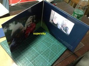Wholesale Laser Cut LCD Invitation Card 4G Memory For Christmas / Advertising Gift from china suppliers