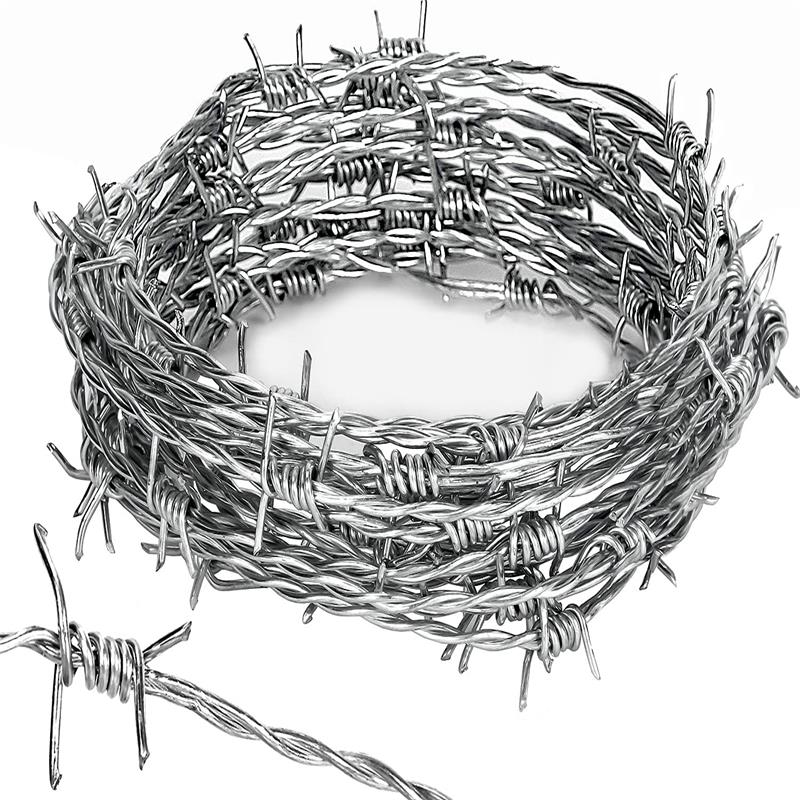 China manufacture wholesale barb wire in sri lanka hot dipped galvanized barbed wire roll price fence