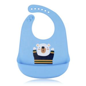 Wholesale Water Resistant Silicone Baby Bibs BP Free For 1 - 3 Years Old Portable from china suppliers