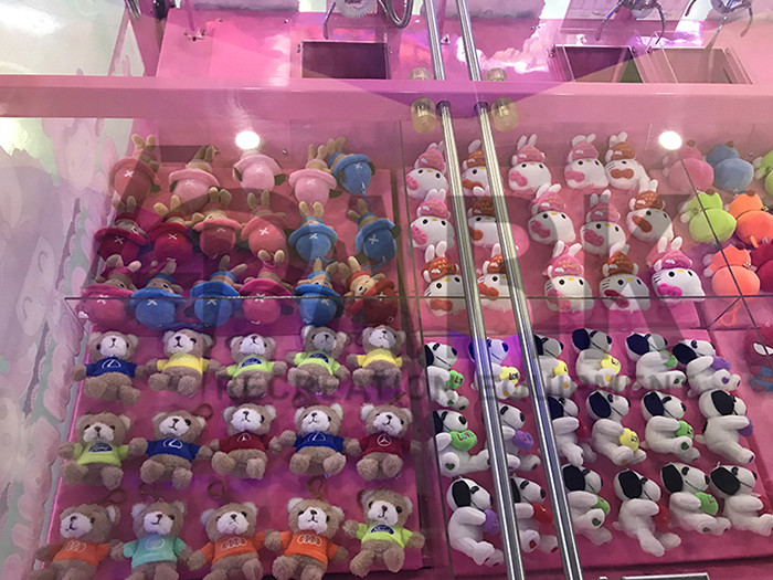 Multi-language Coin Operated Simulator Toy Claw Machine for Supermarket