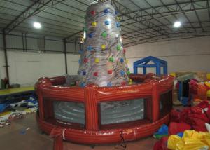 Wholesale Round inflatable rock climbing wall digital painting Inflatable Mountain Climbing with 0.55mm PVC Tarpaulin from china suppliers