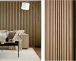 Acoustic Wooden Slats Decorative Sound Insulation Panels Soundproof Room
