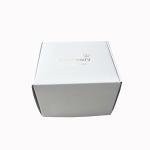 Hot Foil Gold Logo Corrugated Shipping Boxes For Dress Packaging Zxc-007