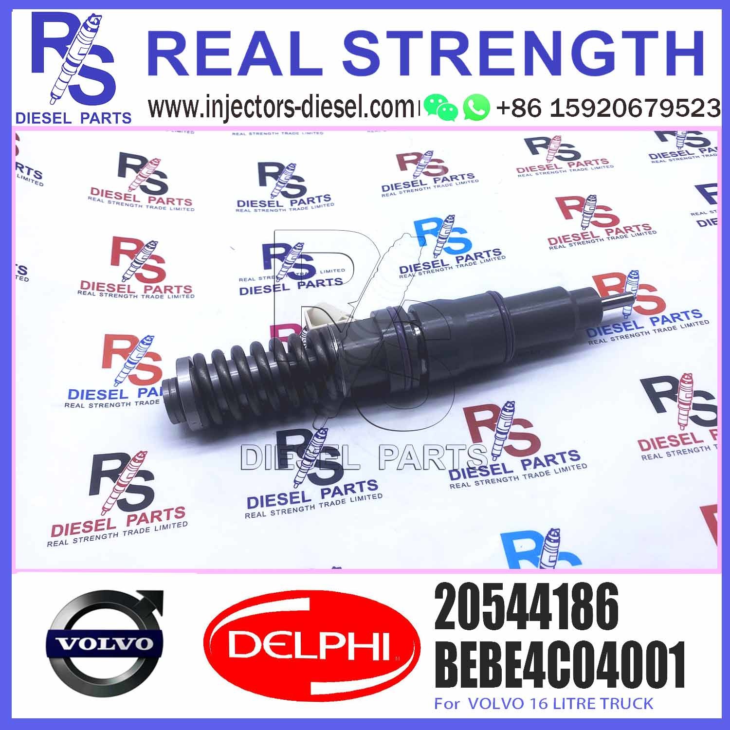 Diesel Fuel Injector 20544186 Common Rail Fuel Injection Nozzle BEBE4C04001 BEBE4C04101 For V-O-L-V 16 LITRE TRUCK