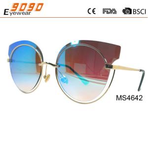 Wholesale Classic culling fashion metal sunglasses ,UV 400 Protection Lens,suitable for men and women from china suppliers