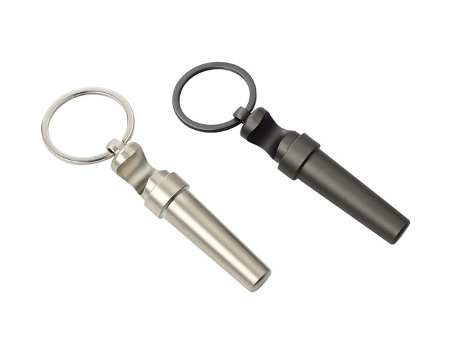 Multifunction Keychain Metal Bottle Opener Key Holder Silver 17mm