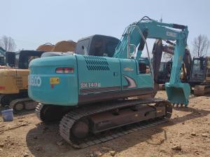 Wholesale 14Ton Used Kobelco SK140 Middle Backhoe Excavators Earthmoving Crawler from china suppliers