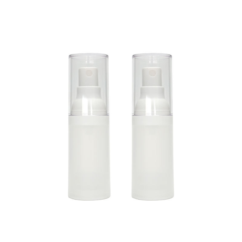 AS Airless Pump Bottle 15ml 30ml 50ml Refillable Travel Container in Customized Color