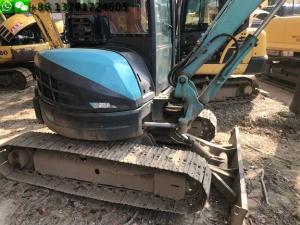 Wholesale 2013 Year Kobelco 5 Tonne Excavator Kobelco SK55SR SK55 With Blade Original Color from china suppliers