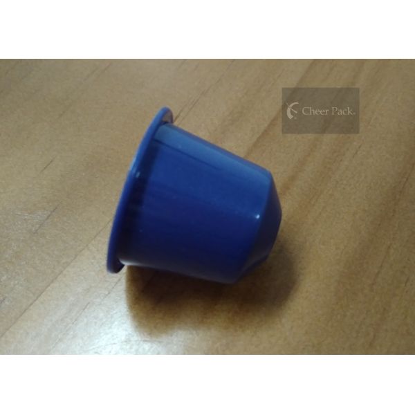 Food Grade Plastic 8 Gram Instant Coffee Capsules For Chinese Tea , Blue Color