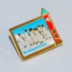 Customer size stainless steel offset printing Lapel Pin Badge