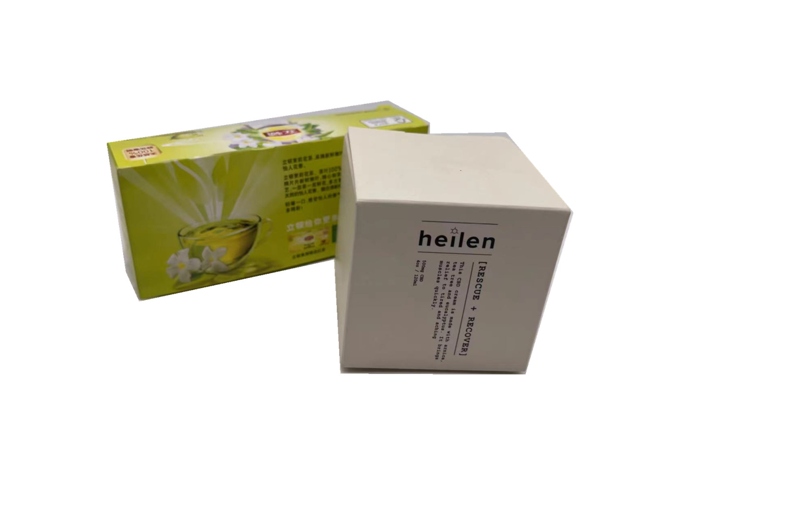 Matt / Gloss Lamination Cardboard Paper Box ISO9001 Approved For Tea Packaging