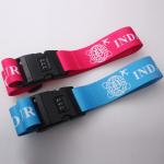 Promotional 5CM wide colorful Customer sublimation printing Luggage belt with