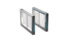 Wholesale Single / Double Lane Swing Barrier Turnstiles Electric Swing Barrier Gate from china suppliers