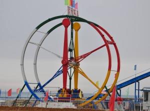 Wholesale outdoor attraction for sale amusement fun park rides ferris wheel ring car from china suppliers