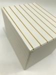 Varnishing Ready To Ship Black White Pink Red Stripe Square Small Rose Cardboard