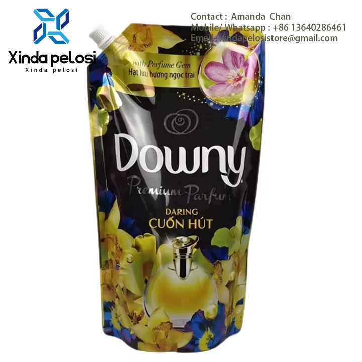 Custom Reusable Fruit Juice Pouch Drink Stand Up Plastic Pouch Packaging