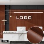 3D Interior Textured Wood Grain Wallpaper For Living Room Decoration