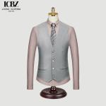 Customized Black Suit Vest for Men's Business Formal Wear as Groom's Wedding