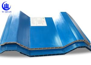 Wholesale Corrugated PVC Hollow Roof Tiles Twinwall Roofing Blue For Agricultural And Trading Markets from china suppliers